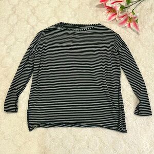 Lululemon Slub Boatneck Striped Shirt